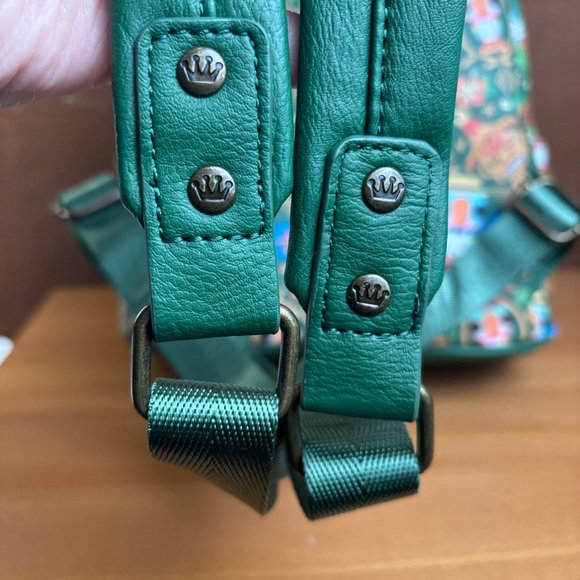 Disney Parks Loungefly 2022 Enchanted Tiki Room Tropical Green Backpack - Picture 6 of 11